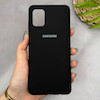 قاب گوشی Galaxy A51 سامسونگ سیلیکونی اورجینال پاک کنی سورا SORA درجه یک زیربسته مشکی کد 165290