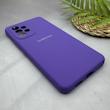قاب گوشی Galaxy A53 سامسونگ سیلیکونی اورجینال پاک کنی سورا SORA درجه یک زیربسته بنفش کد 165292