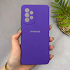 قاب گوشی Galaxy A53 سامسونگ سیلیکونی اورجینال پاک کنی سورا SORA درجه یک زیربسته بنفش کد 165292