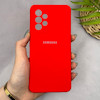 قاب گوشی Galaxy A53 سامسونگ سیلیکونی اورجینال پاک کنی سورا SORA درجه یک زیربسته قرمز کد 165294