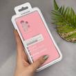 قاب گوشی Galaxy A53 سامسونگ سیلیکونی اورجینال پاک کنی سورا SORA درجه یک زیربسته صورتی کد 165296