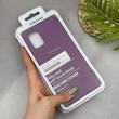 قاب گوشی Galaxy A71 سامسونگ سیلیکونی اورجینال پاک کنی سورا SORA درجه یک زیربسته بنفش کد 165309