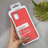 قاب گوشی Galaxy A71 سامسونگ سیلیکونی اورجینال پاک کنی سورا SORA درجه یک زیربسته قرمز کد 165311