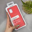 قاب گوشی Galaxy A71 سامسونگ سیلیکونی اورجینال پاک کنی سورا SORA درجه یک زیربسته قرمز کد 165311