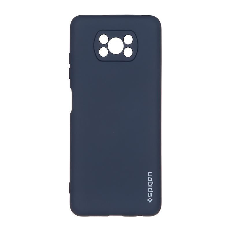 قاب گوشی Poco X3 - Poco X3 Pro شیائومی سیلیکونی ژله ای PC برند SPIGEN اسپیگن سرمه ای کد 180377