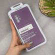 قاب گوشی Galaxy A73 سامسونگ سیلیکونی اورجینال پاک کنی سورا SORA درجه یک زیربسته بنفش کد 165318