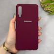 قاب گوشی Galaxy A7 2018 - A750 سامسونگ سیلیکونی اورجینال پاک کنی سورا SORA درجه یک زیربسته زرشکی کد 165323