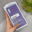 قاب گوشی Galaxy A7 2018 - A750 سامسونگ سیلیکونی اورجینال پاک کنی سورا SORA درجه یک زیربسته بنفش کد 165326