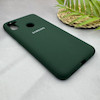 قاب گوشی Galaxy A11 - M11 سامسونگ سیلیکونی اورجینال پاک کنی سورا SORA درجه یک زیربسته سبز تیره کد 165334