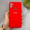 قاب گوشی Galaxy A11 - M11 سامسونگ سیلیکونی اورجینال پاک کنی سورا SORA درجه یک زیربسته قرمز کد 165339