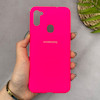 قاب گوشی Galaxy A11 - M11 سامسونگ سیلیکونی اورجینال پاک کنی سورا SORA درجه یک زیربسته سرخابی کد 165341