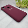 قاب گوشی Galaxy A11 - M11 سامسونگ سیلیکونی اورجینال پاک کنی سورا SORA درجه یک زیربسته زرشکی کد 165343