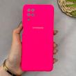 قاب گوشی Galaxy A12 - M12 سامسونگ سیلیکونی اورجینال پاک کنی سورا SORA درجه یک زیربسته سرخابی کد 165345