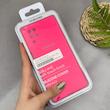 قاب گوشی Galaxy A12 - M12 سامسونگ سیلیکونی اورجینال پاک کنی سورا SORA درجه یک زیربسته سرخابی کد 165345