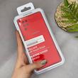 قاب گوشی Galaxy A12 - M12 سامسونگ سیلیکونی اورجینال پاک کنی سورا SORA درجه یک زیربسته قرمز کد 165346