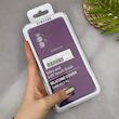 قاب گوشی Galaxy A13 4G سامسونگ سیلیکونی اورجینال پاک کنی سورا SORA درجه یک زیربسته بنفش کد 165351