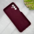 قاب گوشی Galaxy A13 5G - A04S سامسونگ سیلیکونی اورجینال پاک کنی سورا SORA درجه یک زیربسته زرشکی کد 165358
