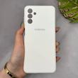 قاب گوشی Galaxy A13 5G - A04S سامسونگ سیلیکونی اورجینال پاک کنی سورا SORA درجه یک زیربسته سفید کد 165359