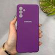 قاب گوشی Galaxy A13 5G - A04S سامسونگ سیلیکونی اورجینال پاک کنی سورا SORA درجه یک زیربسته بنفش کد 165361
