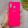 قاب گوشی Galaxy A20 - A30 سامسونگ سیلیکونی اورجینال پاک کنی سورا SORA درجه یک زیربسته سرخابی کد 165365