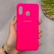 قاب گوشی Galaxy A20 - A30 سامسونگ سیلیکونی اورجینال پاک کنی سورا SORA درجه یک زیربسته سرخابی کد 165365