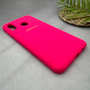 قاب گوشی Galaxy A20 - A30 سامسونگ سیلیکونی اورجینال پاک کنی سورا SORA درجه یک زیربسته سرخابی کد 165365