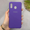 قاب گوشی Galaxy A20 - A30 سامسونگ سیلیکونی اورجینال پاک کنی سورا SORA درجه یک زیربسته بنفش کد 165366