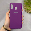 قاب گوشی Galaxy A20 - A30 سامسونگ سیلیکونی اورجینال پاک کنی سورا SORA درجه یک زیربسته بنفش کد 165367