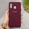 قاب گوشی Galaxy A20 - A30 سامسونگ سیلیکونی اورجینال پاک کنی سورا SORA درجه یک زیربسته زرشکی کد 165369