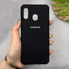 قاب گوشی Galaxy A20 - A30 سامسونگ سیلیکونی اورجینال پاک کنی سورا SORA درجه یک زیربسته مشکی کد 165371