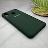 قاب گوشی Galaxy A20 - A30 سامسونگ سیلیکونی اورجینال پاک کنی سورا SORA درجه یک زیربسته سبز تیره کد 165372