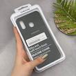 قاب گوشی Galaxy A20 - A30 سامسونگ سیلیکونی اورجینال پاک کنی سورا SORA درجه یک زیربسته سبز تیره کد 165372