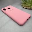 قاب گوشی Galaxy A20 - A30 سامسونگ سیلیکونی اورجینال پاک کنی سورا SORA درجه یک زیربسته صورتی کد 165373