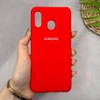 قاب گوشی Galaxy A20 - A30 سامسونگ سیلیکونی اورجینال پاک کنی سورا SORA درجه یک زیربسته قرمز کد 165374