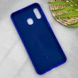 قاب گوشی Galaxy A20 - A30 سامسونگ سیلیکونی اورجینال پاک کنی سورا SORA درجه یک زیربسته آبی کاربنی کد 165375