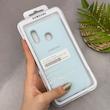 قاب گوشی Galaxy A20 - A30 سامسونگ سیلیکونی اورجینال پاک کنی سورا SORA درجه یک زیربسته آبی روشن کد 165376