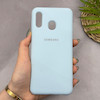 قاب گوشی Galaxy A20 - A30 سامسونگ سیلیکونی اورجینال پاک کنی سورا SORA درجه یک زیربسته آبی روشن کد 165376