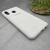 قاب گوشی Galaxy A20 - A30 سامسونگ سیلیکونی اورجینال پاک کنی سورا SORA درجه یک زیربسته سفید کد 165377