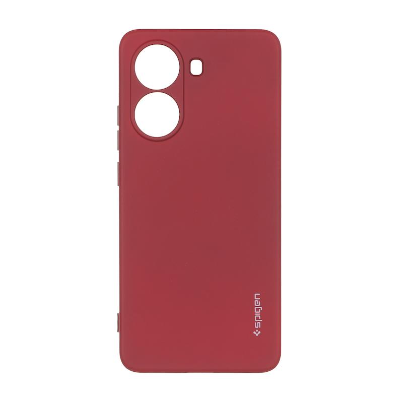 قاب گوشی Poco X7 Pro شیائومی سیلیکونی ژله ای PC برند SPIGEN اسپیگن زرشکی کد 180410