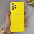 قاب گوشی Galaxy A23 سامسونگ سیلیکونی اورجینال پاک کنی سورا SORA درجه یک زیربسته زرد کد 165379