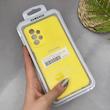 قاب گوشی Galaxy A23 سامسونگ سیلیکونی اورجینال پاک کنی سورا SORA درجه یک زیربسته زرد کد 165379