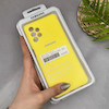 قاب گوشی Galaxy A32 5G سامسونگ سیلیکونی اورجینال پاک کنی سورا SORA درجه یک زیربسته زرد کد 165388