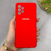 قاب گوشی Galaxy A32 5G سامسونگ سیلیکونی اورجینال پاک کنی سورا SORA درجه یک زیربسته قرمز کد 165389