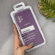 قاب گوشی Galaxy A32 5G سامسونگ سیلیکونی اورجینال پاک کنی سورا SORA درجه یک زیربسته بنفش کد 165392
