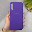 قاب گوشی Galaxy A30S - A50S - A50 سامسونگ سیلیکونی اورجینال پاک کنی سورا SORA درجه یک زیربسته بنفش کد 165393