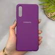 قاب گوشی Galaxy A30S - A50S - A50 سامسونگ سیلیکونی اورجینال پاک کنی سورا SORA درجه یک زیربسته بنفش کد 165394