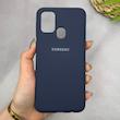 قاب گوشی Galaxy M31 - M31 Prime سامسونگ سیلیکونی اورجینال پاک کنی سورا SORA درجه یک زیربسته سرمه ای کد 165411