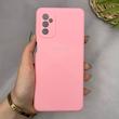 قاب گوشی Galaxy M52 سامسونگ سیلیکونی اورجینال پاک کنی سورا SORA درجه یک زیربسته صورتی کد 165421