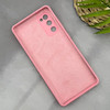قاب گوشی Galaxy S20 FE سامسونگ سیلیکونی اورجینال پاک کنی سورا SORA درجه یک زیربسته صورتی کد 165430
