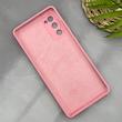 قاب گوشی Galaxy S20 FE سامسونگ سیلیکونی اورجینال پاک کنی سورا SORA درجه یک زیربسته صورتی کد 165430